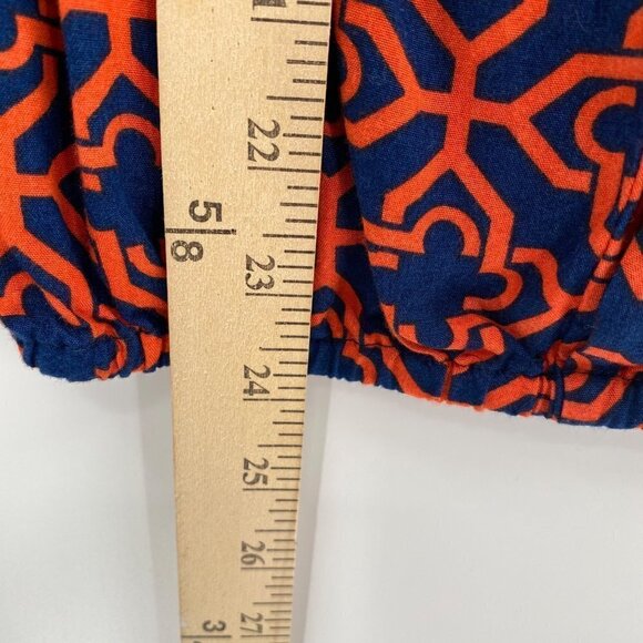 Escapada V-Neck Pleated Front Elastic Waist Blouse Women's Size L - Picture 6 of 6